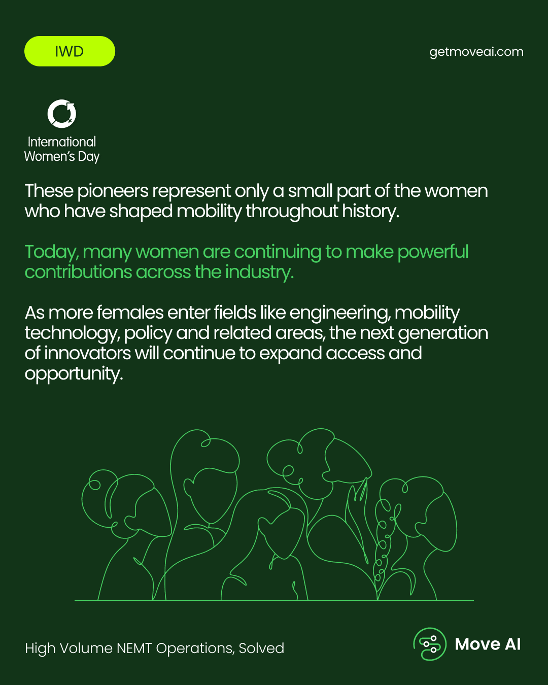 These pioneers represent only a small part of the women who have shaped mobility throughout history. Today, many women are continuing to make powerful contributions across the industry. As more females enter fields like engineering, mobility technology, policy and related areas, the next generation of innovators will continue to expand access and opportunity.